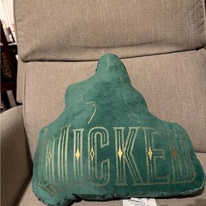Wicked Green Holiday Pillow